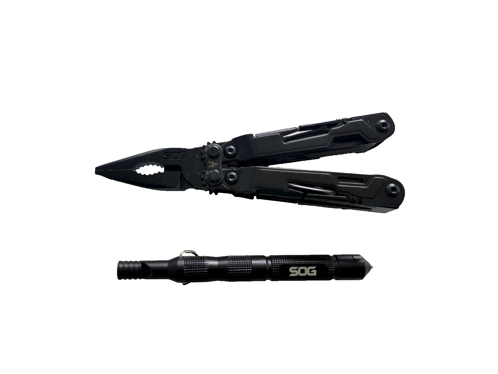 SOG PP1002-CP PowerPint Multitool + SOG Flint Survival Multi Tool NEW OPEN BOX