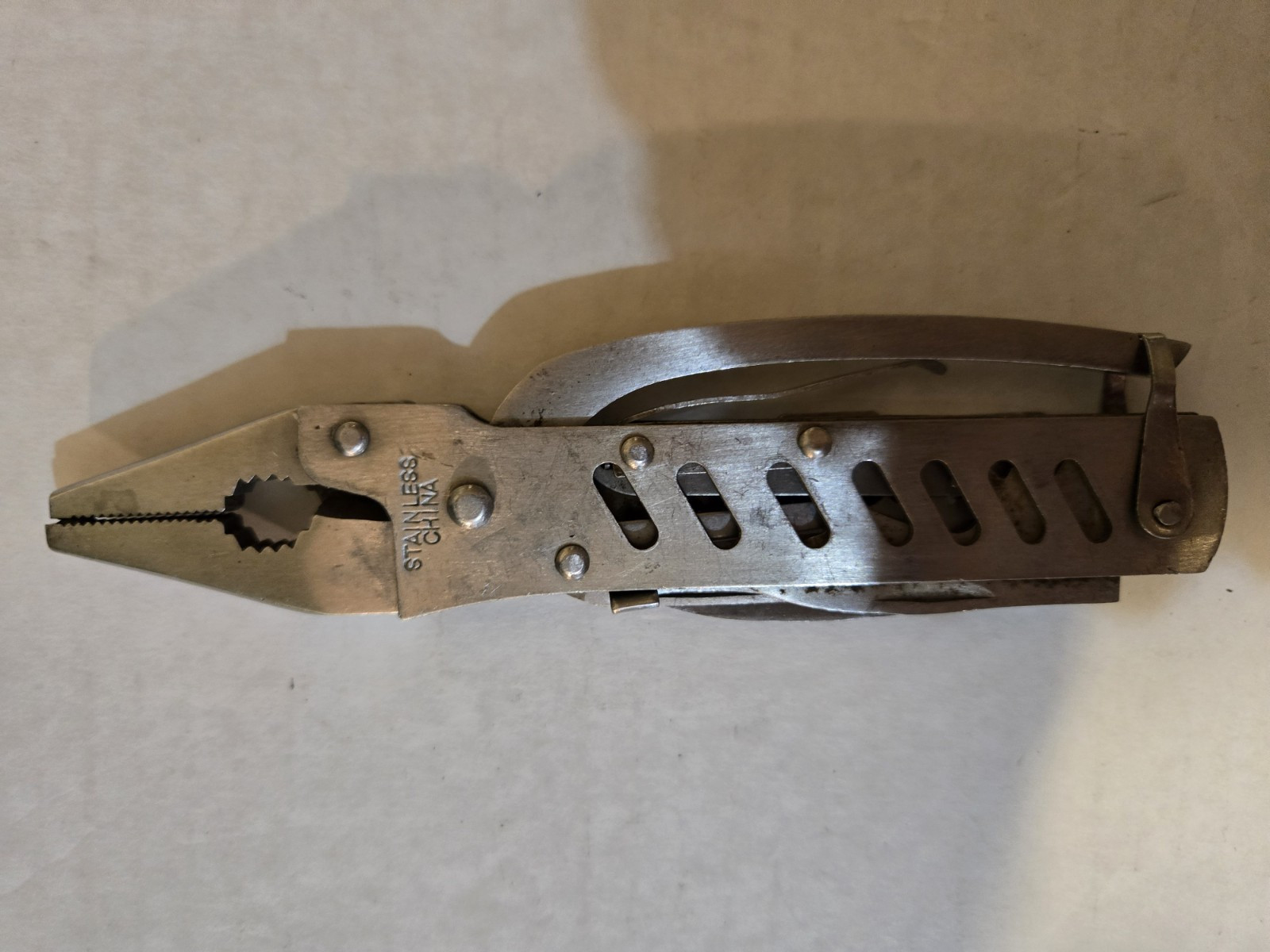 MAXAM 6″ Stainless Multi-Tool Folding Pliers Knife Survival Gear