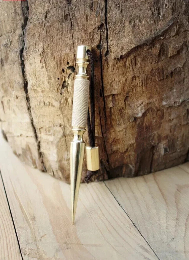 Brass Kubotan Keychain, Handmade EDC Tactical Tool, Personal Safety Stick, Every