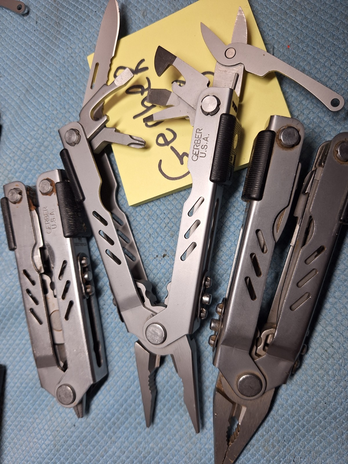 1 SILVER GERBER 400 Multi Tools U.S.A. EXCELLENT loc Gerber 58