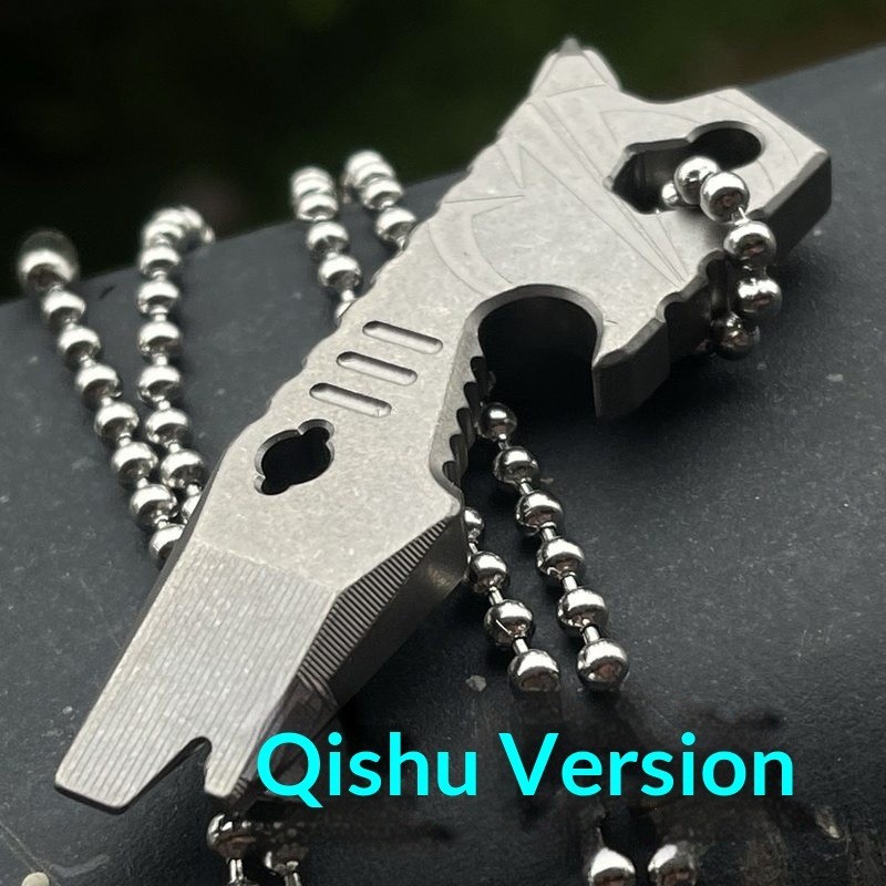 Lightweight Titanium Alloy EDC Crowbar Nail Puller Multi purpose Outdoor