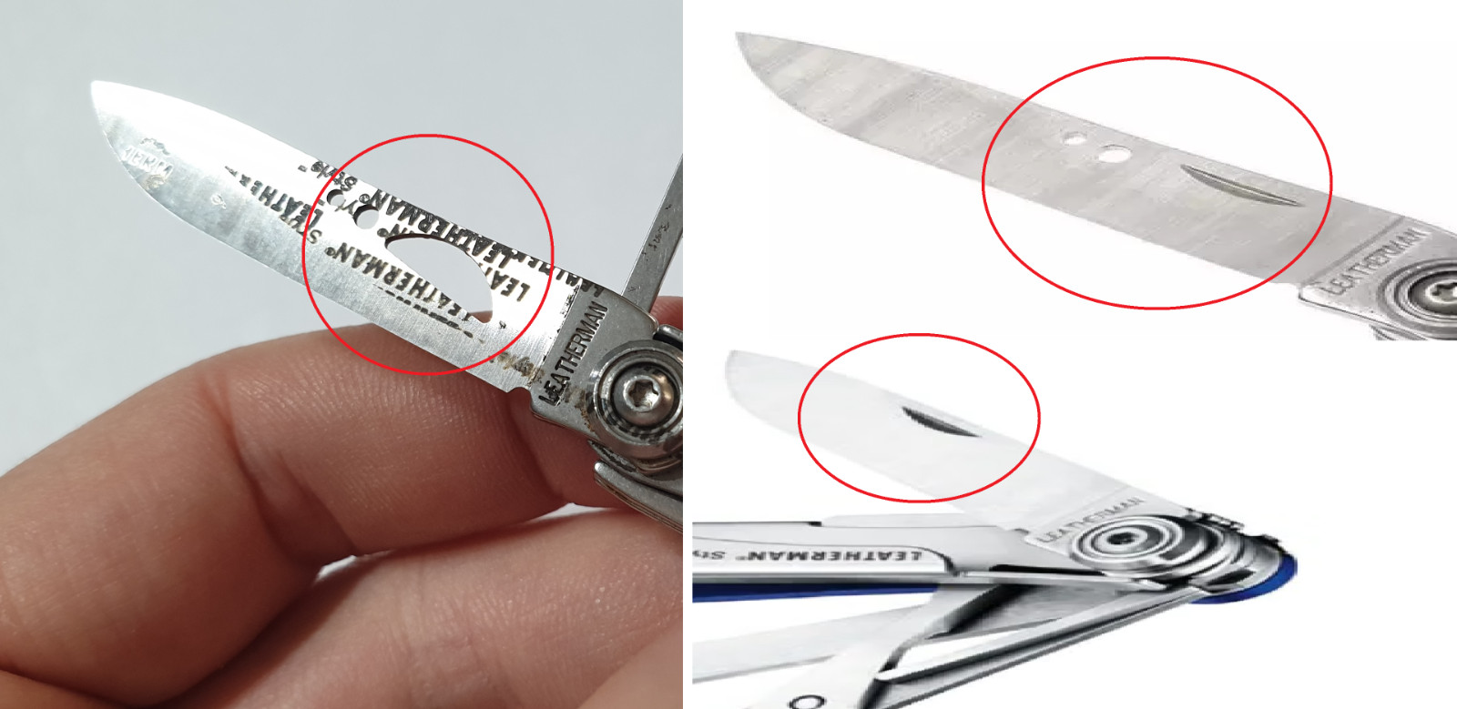 🔥🔥 Leatherman Style One Hand Opening Prototype and Factory Misprint Very Rare