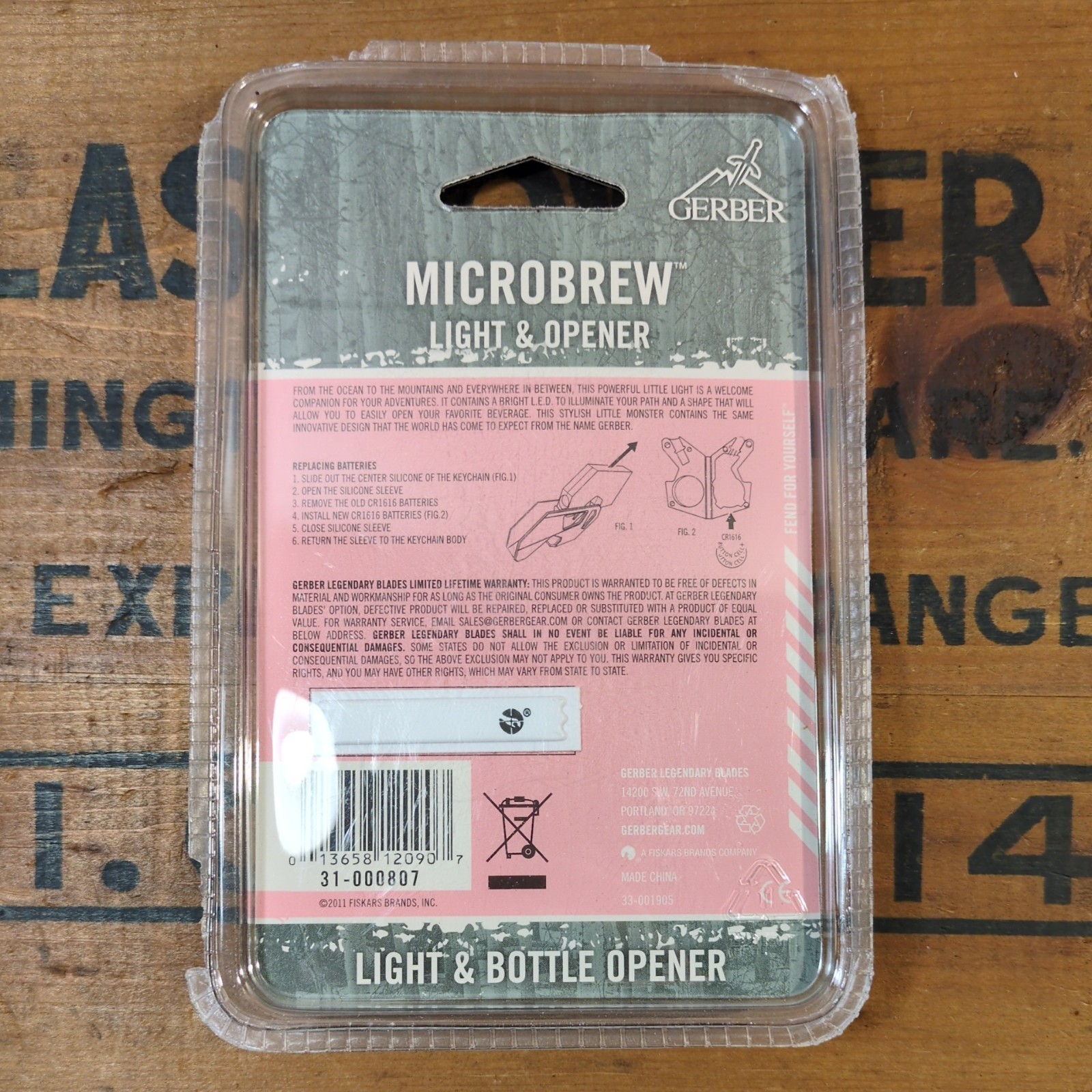 VTG Discontinued Gerber Micro Brew Light & Opener, Needs Battery
