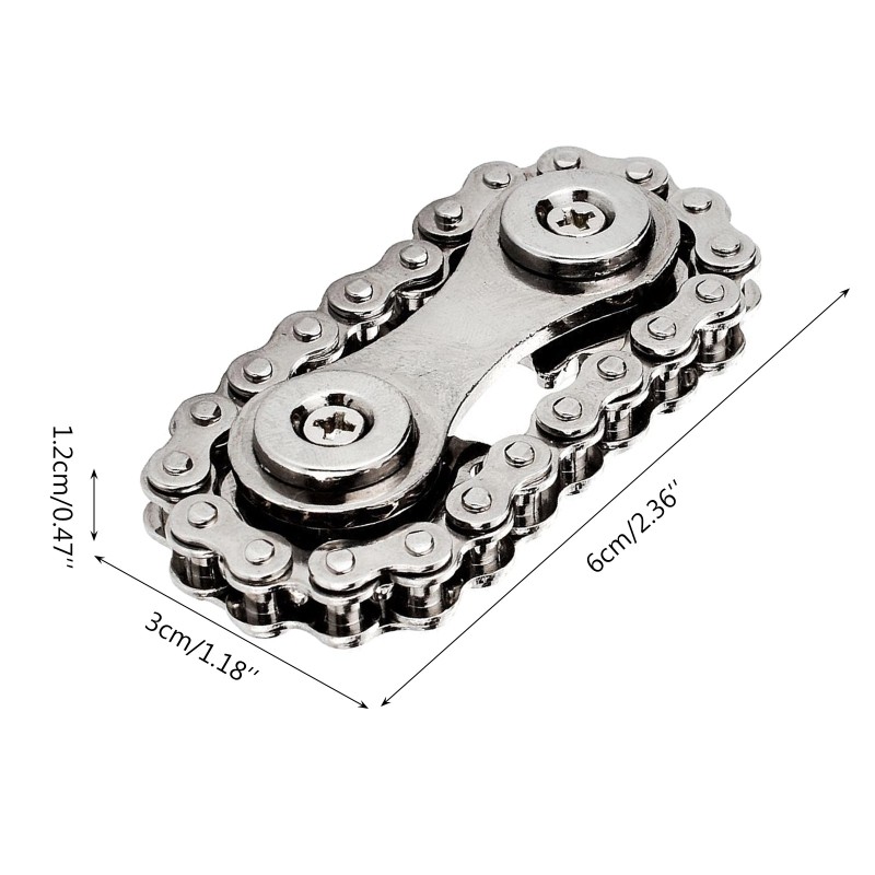 Sprocket Suitable for Finger Wheel,Chain for Gyroscope Adult Decompression Toys