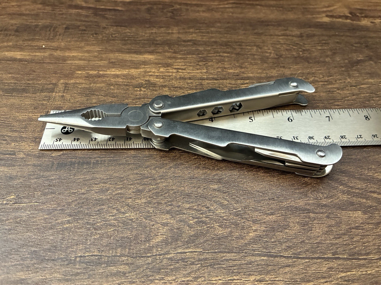 Unbranded Multi -Tool Stainless With Sheath Lot Of 2