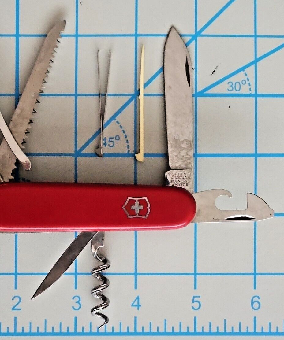 Victorinox Camper With Scissors Swiss Army Knife – Red