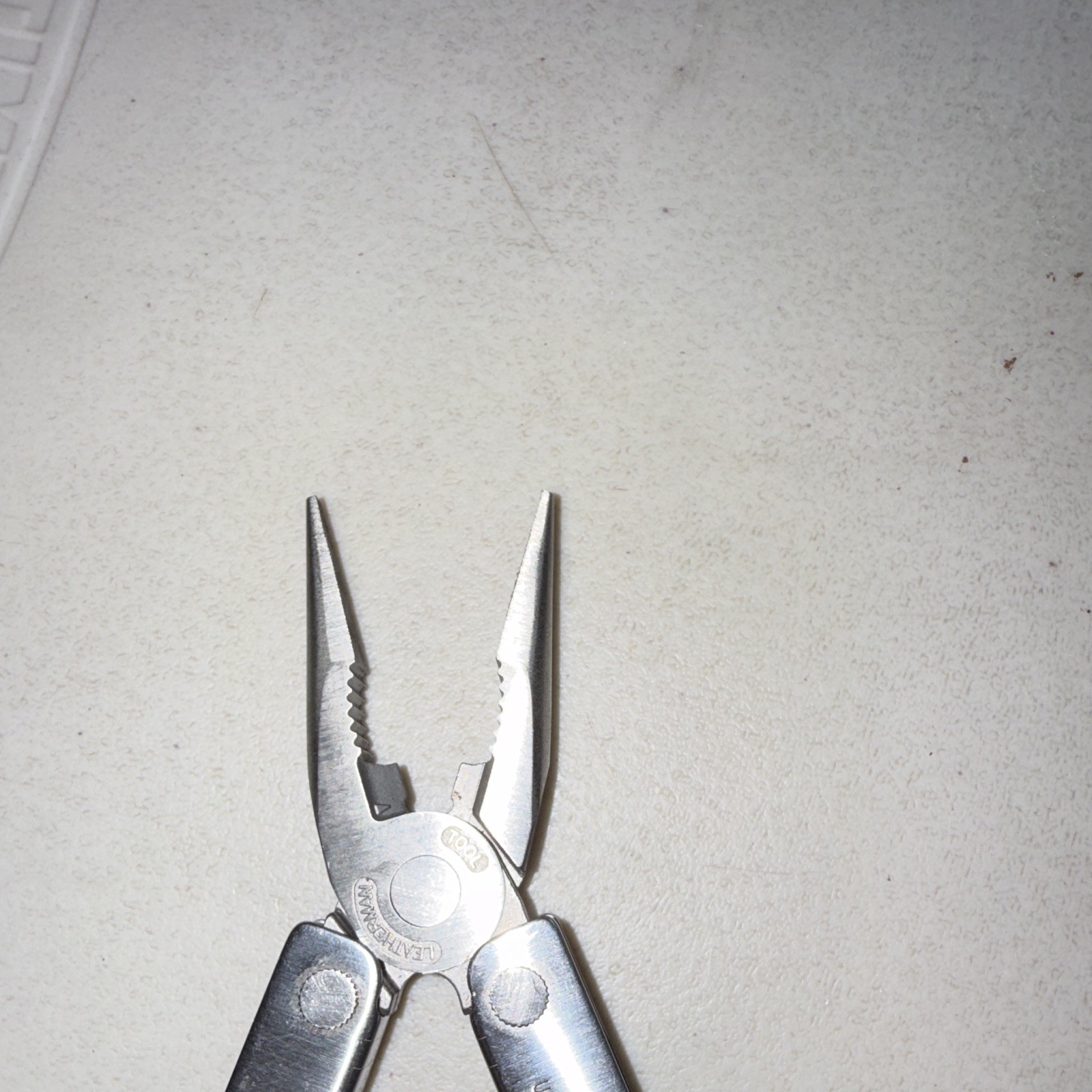 Leatherman Pocket Survival Tool Multi-Tool Pliers Knife File w/ Leather Sheath