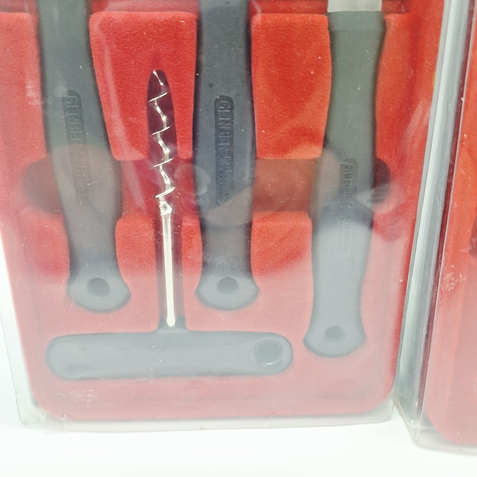 GERBER 3055 4pc Bar Set 3056 3pc Fruit Set Knife Cork Screw Bottle Opener Peeler