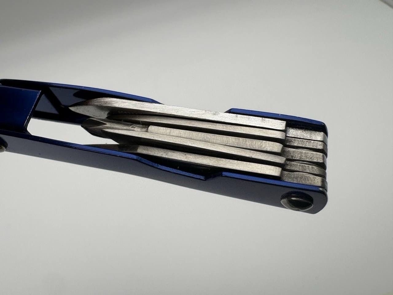 Blue Stainless Steel Multi-Functional Hand Tool Kit