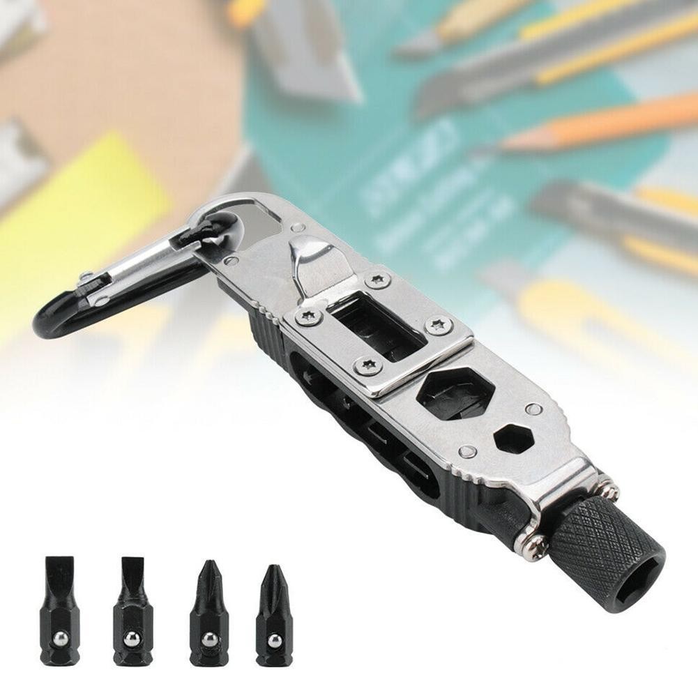 Multifunctional Mini Screwdriver EDC Keychain Portable Steel Repair Tool