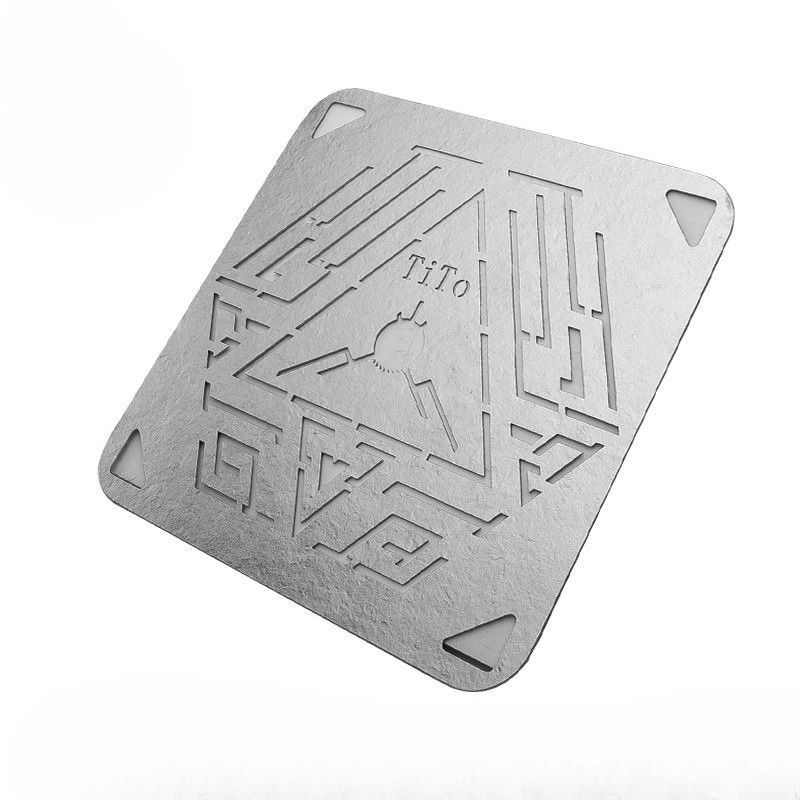 Titanium Metal Plate Matrix CNC Precision Crafted – PureTitanium.