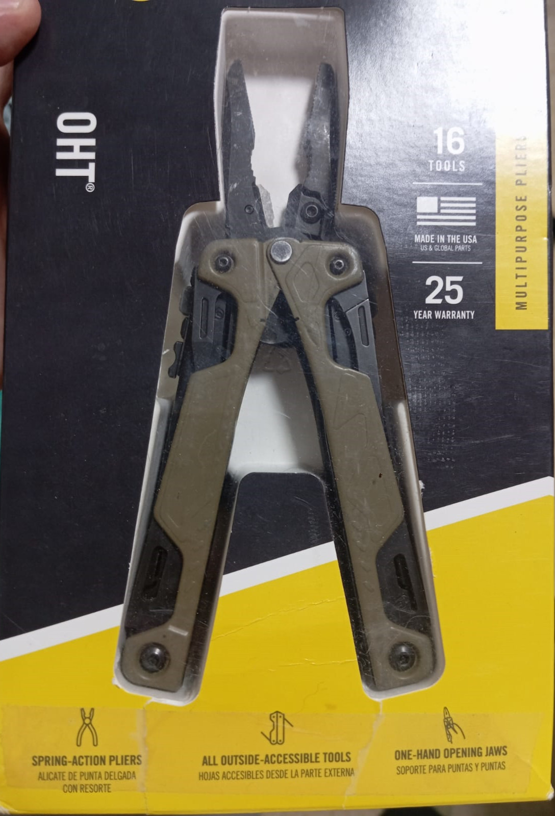 🔥🔥 Leatherman OHT Cayote Tan BO One Hand Tool Rare Retired