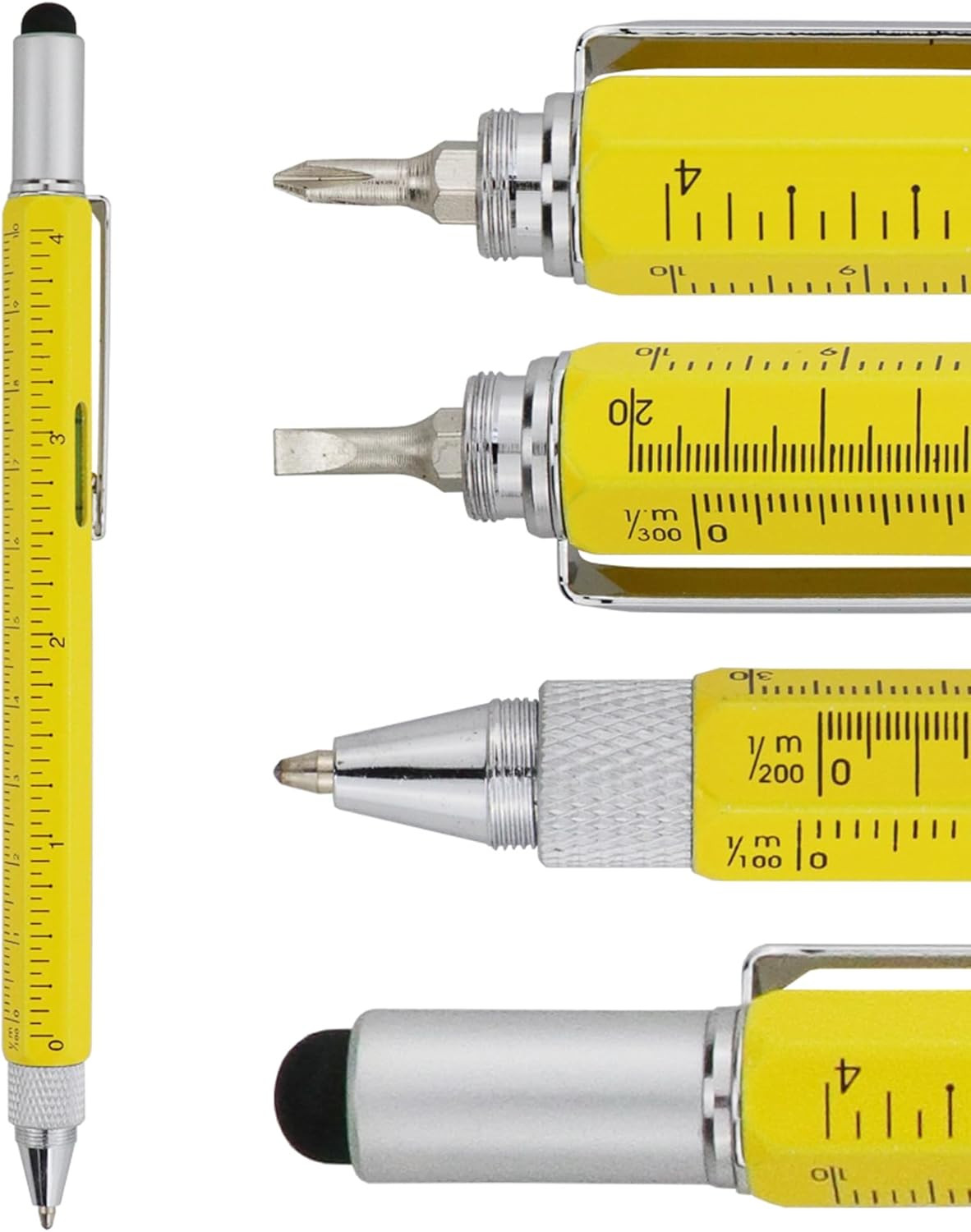 Gifts Multi Tech Tool 6 in 1 Stylus Pen – Screwdriver With Ruler, Levelgauge, Ba