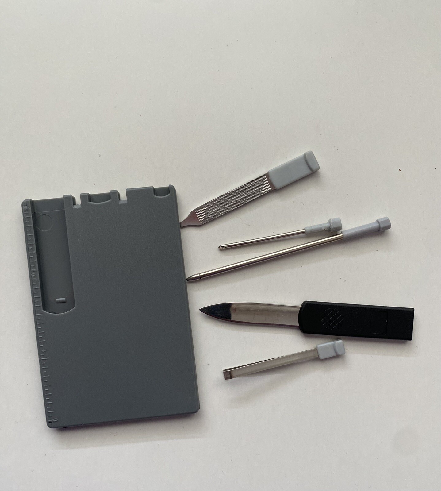 Vintage Wallet Tool Card Intel Pentium Processor Chip Multi-tool Card
