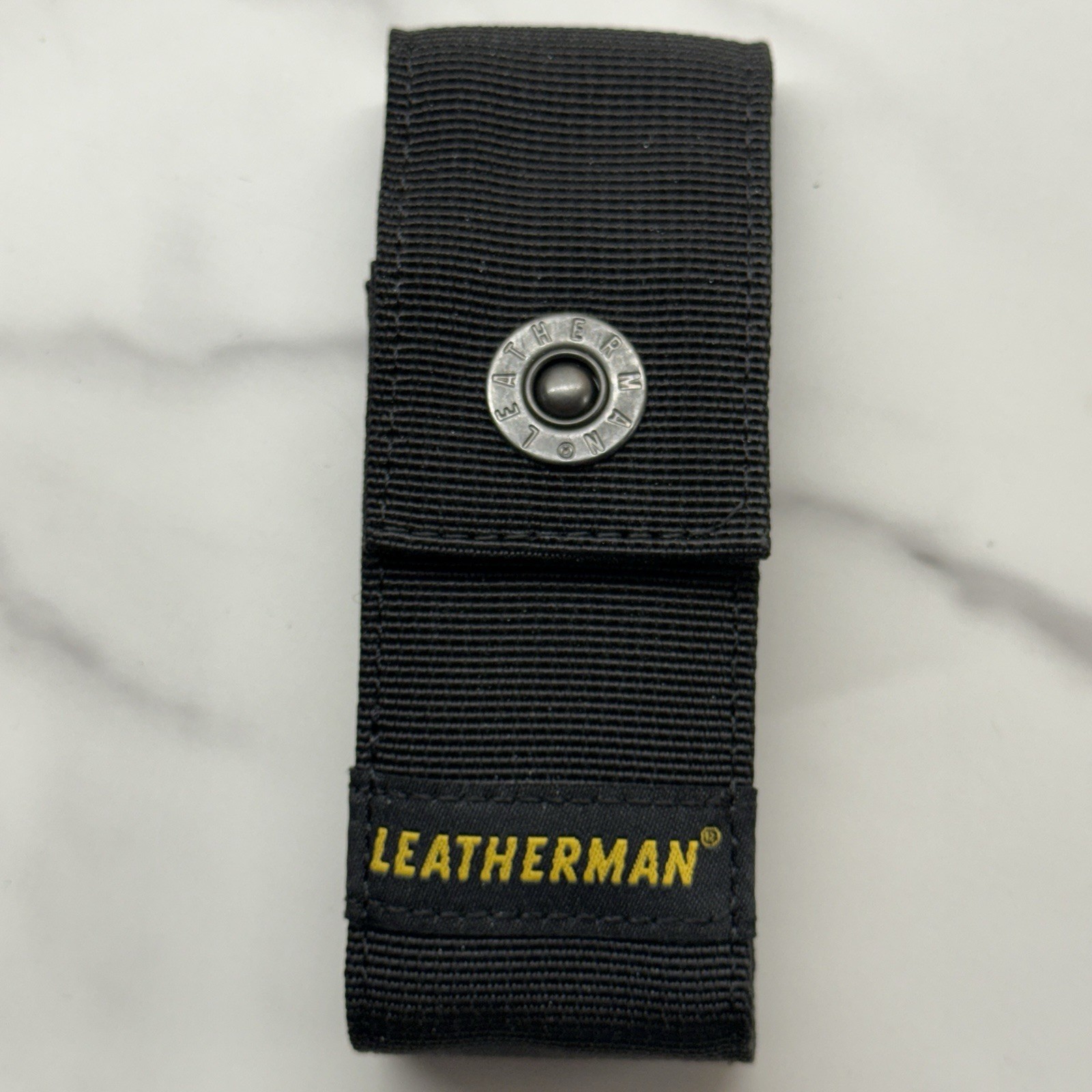 Leatherman Crunch multitool, Snap Button Nylon sheath. Made in USA in 2013