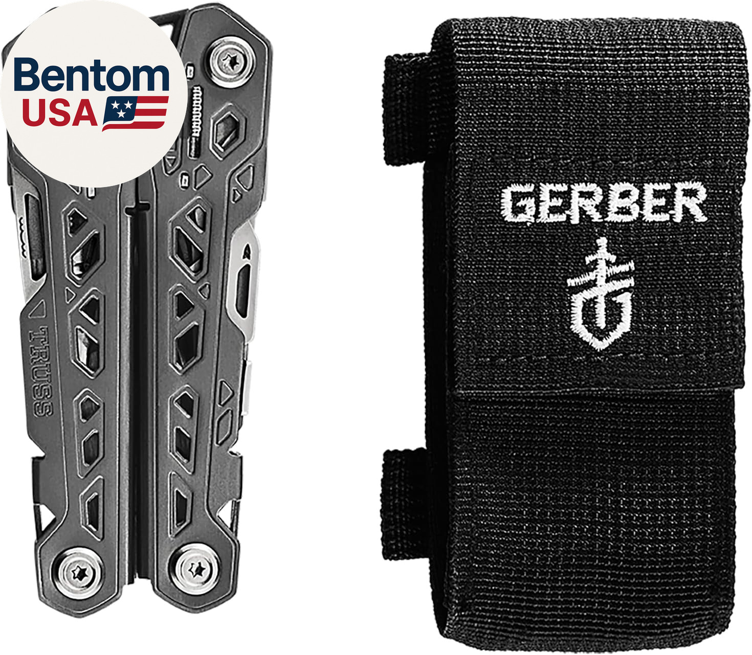 Gear Truss 17-In-1 EDC Needle Nose Pliers Multi Tool – Includes Pocket Knife, Sc