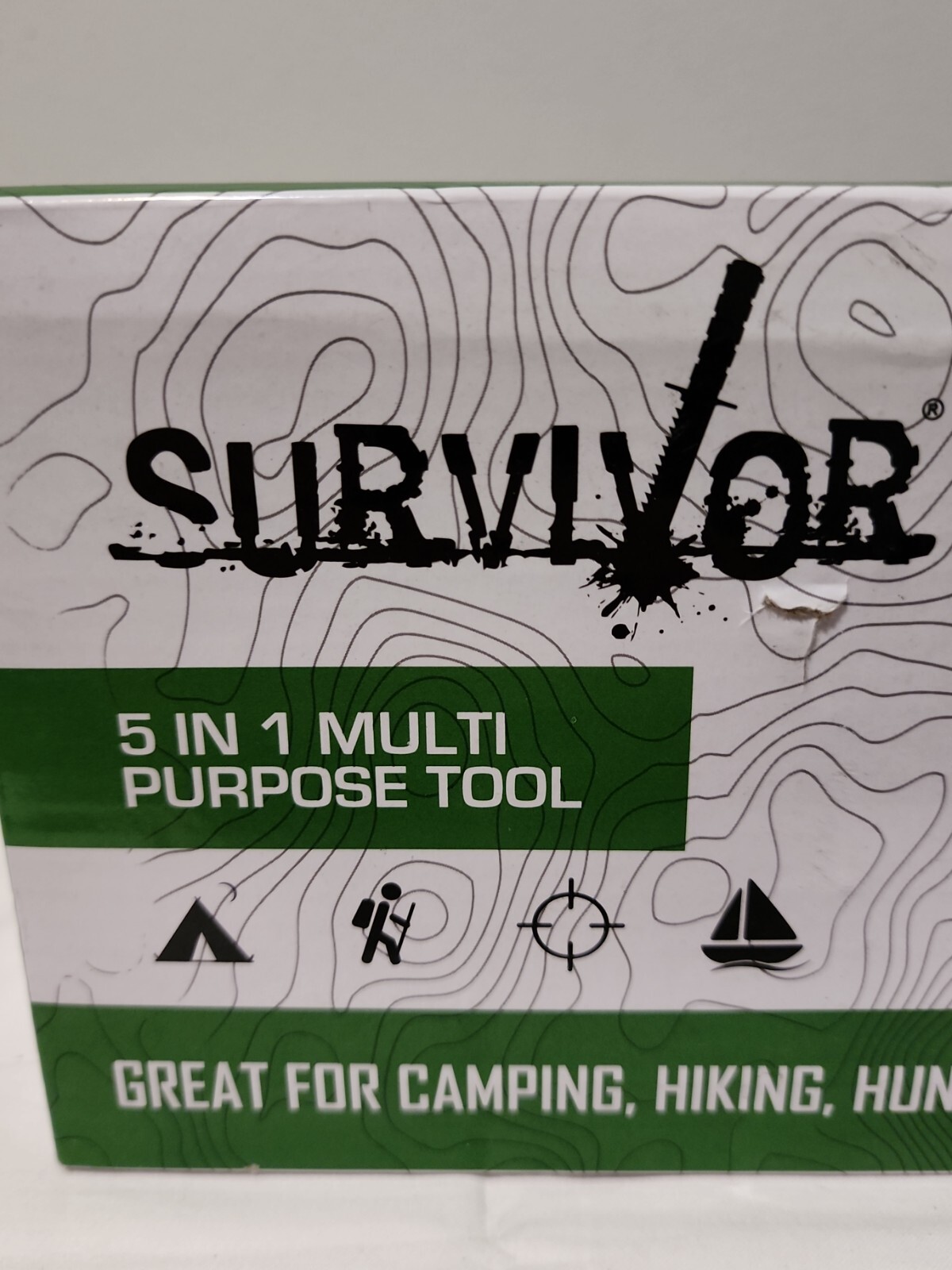 Survivor Tool Multi-Purpose 5 In 1 New