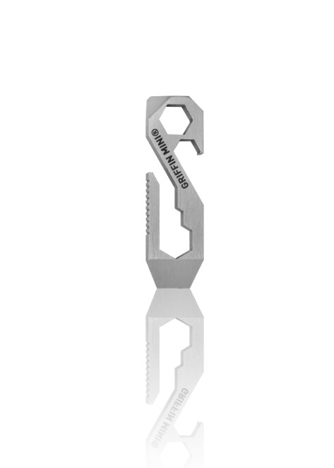 Griffin GPT Mini Pocket Multi Tool Stainless Steel 10 Tools One Design