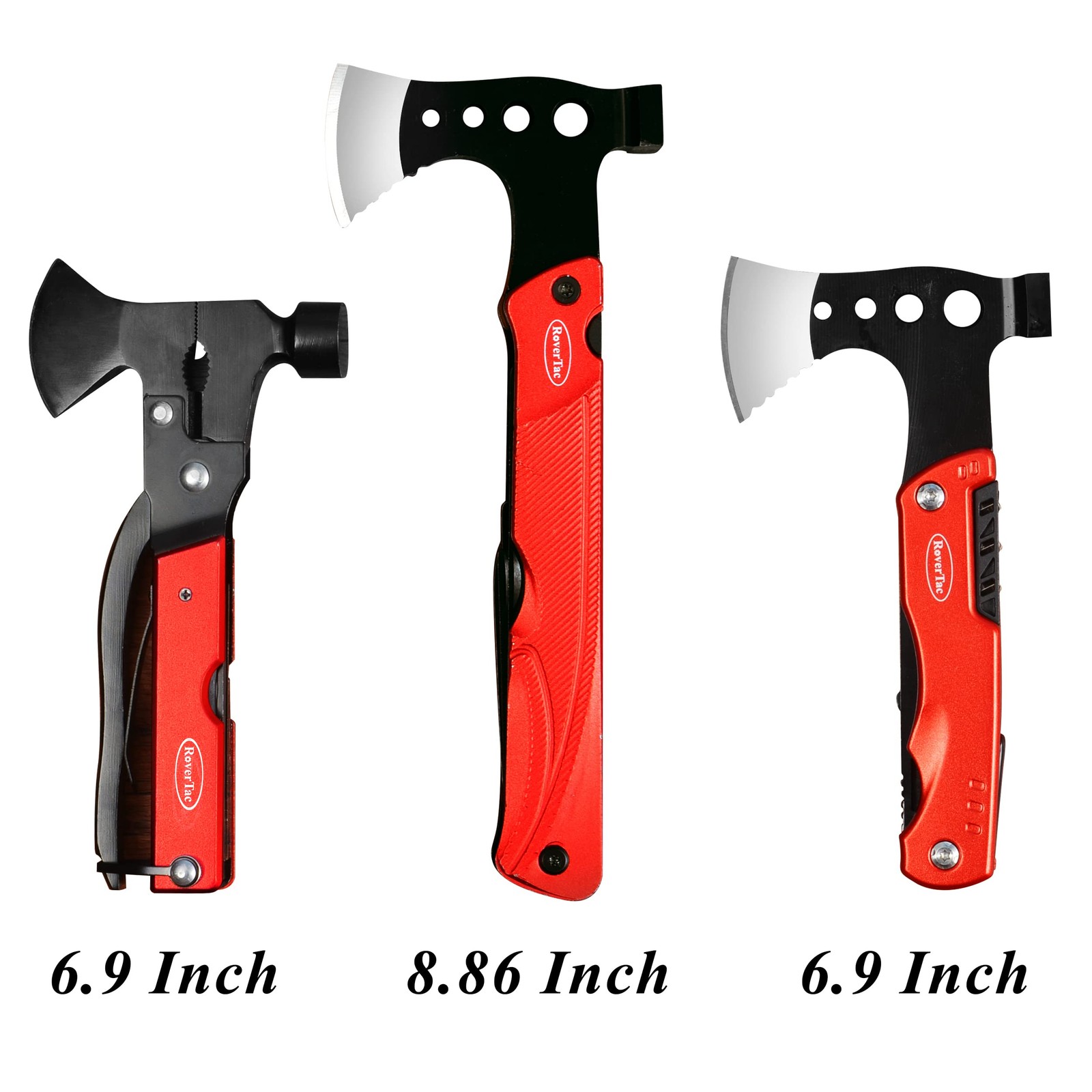 Camping Hatchet Multitool Axe Survival Gear, 14-in-1 Multi Tool Axe Hammer Kn…