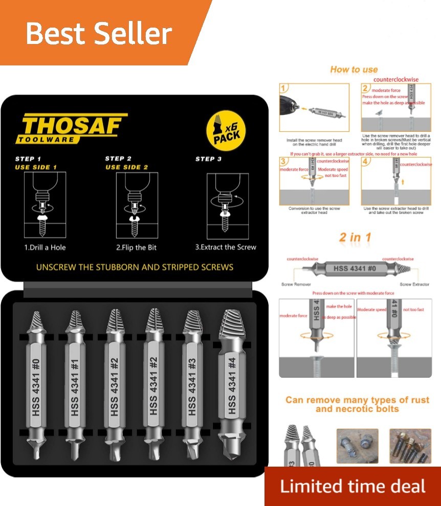 Gifts for Men, Damaged Screw Extractor Set,Fathers Day Gifts for Dad from Dau…