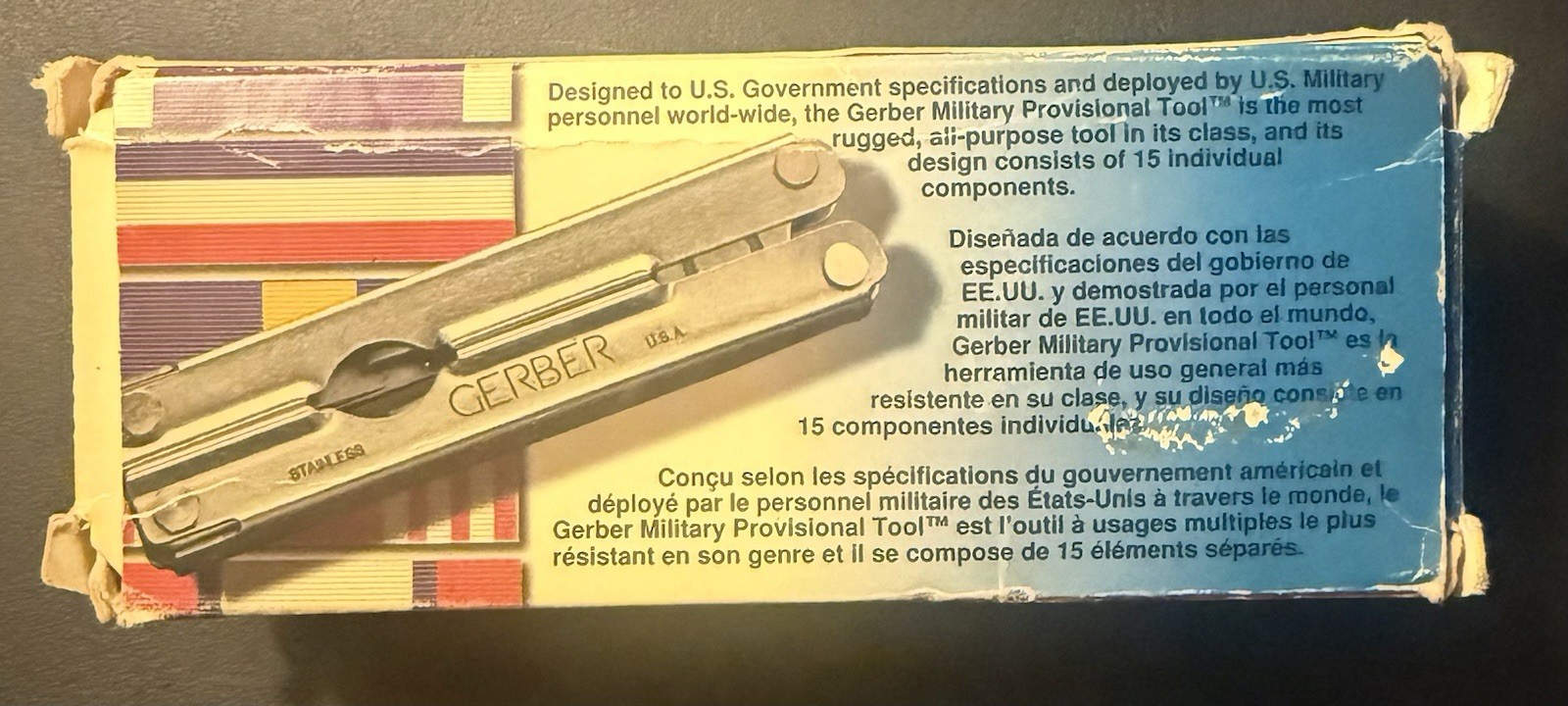 Vtg Gerber USA MPT 55511 Military Provisional Tool & Sheath Plier Multi-Tool