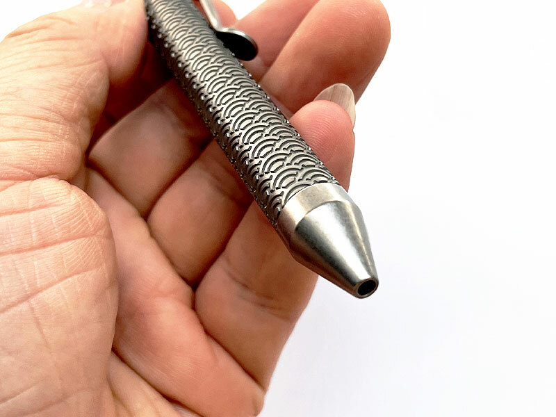 New Mini Titanium Alloy Pocket Ball Pen Outdoor EDC Pen Portable Stationery