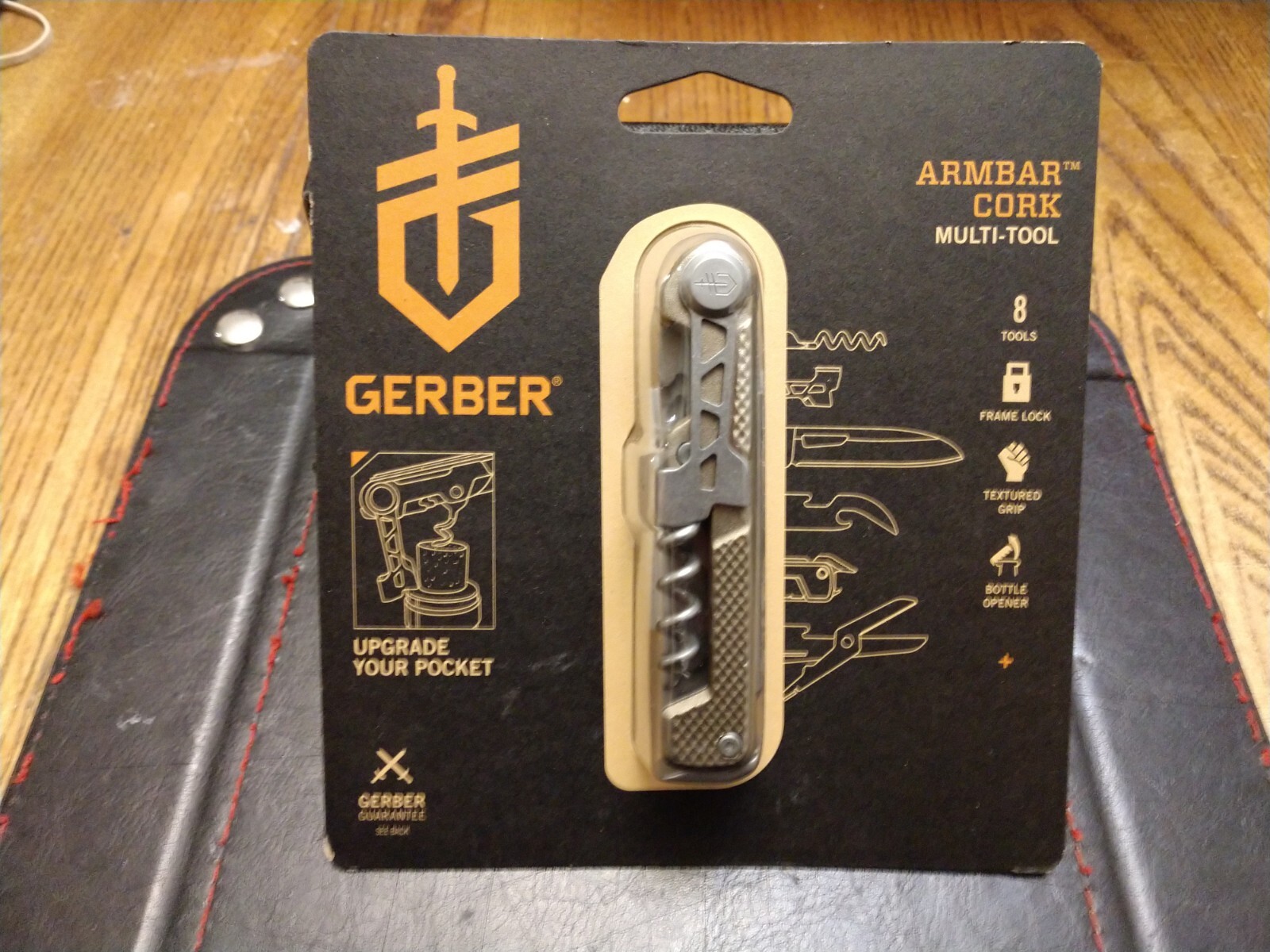 Gerber Armbar Corkscrew Multi Tool 8 Tools N 1 Stainless Steel 3.1 O.Z.