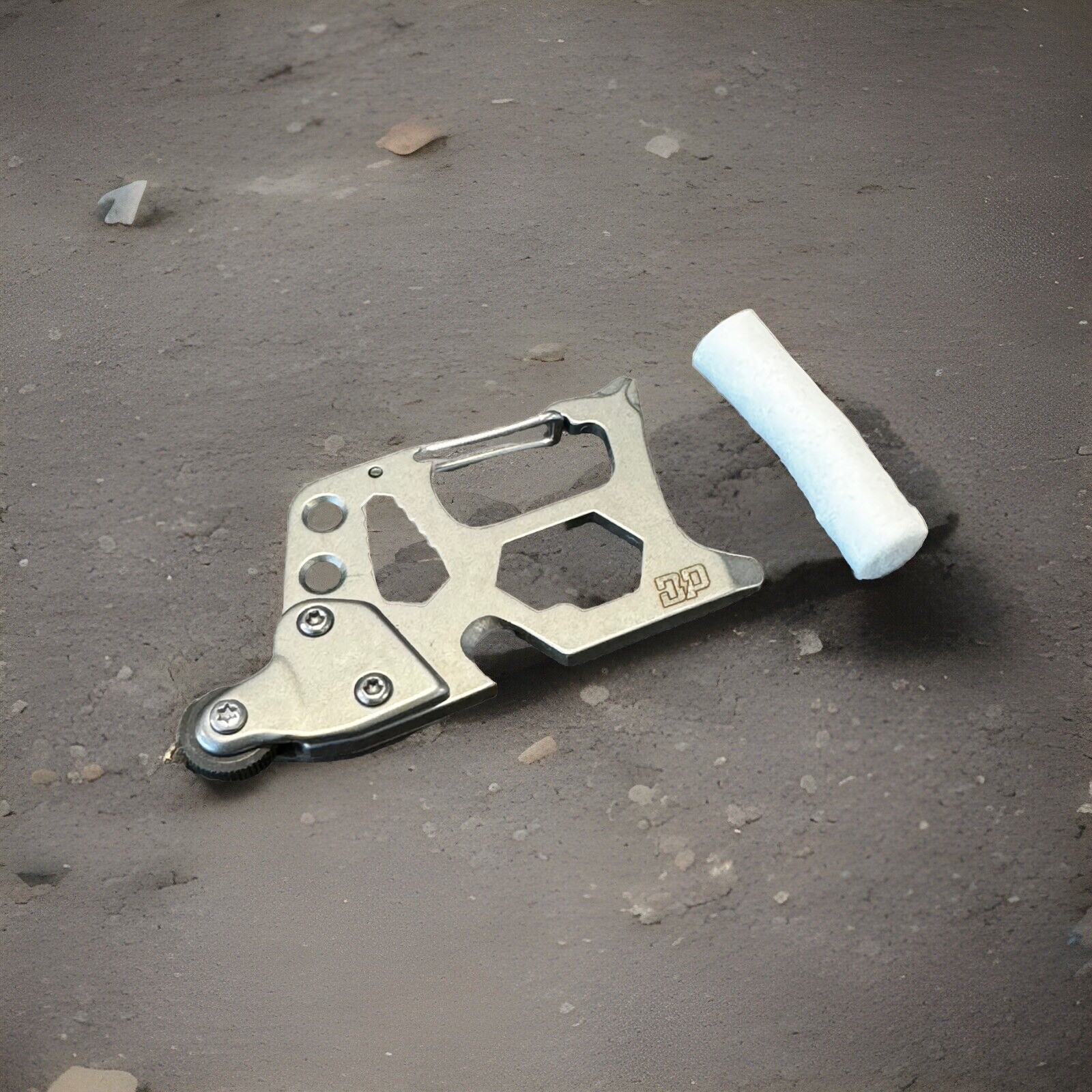 DP Multitool Carabiner With Flint Wheel Fire Starter metal Great Gifts!