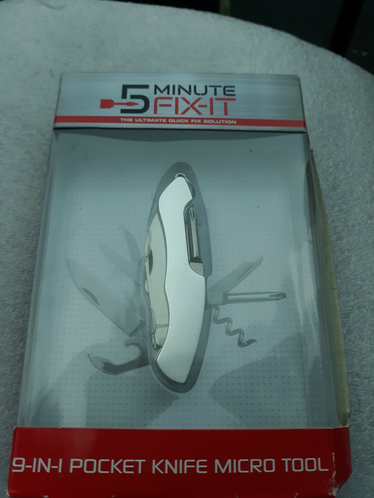 9-in-1 Pocket Knife Micro Tool NIB
