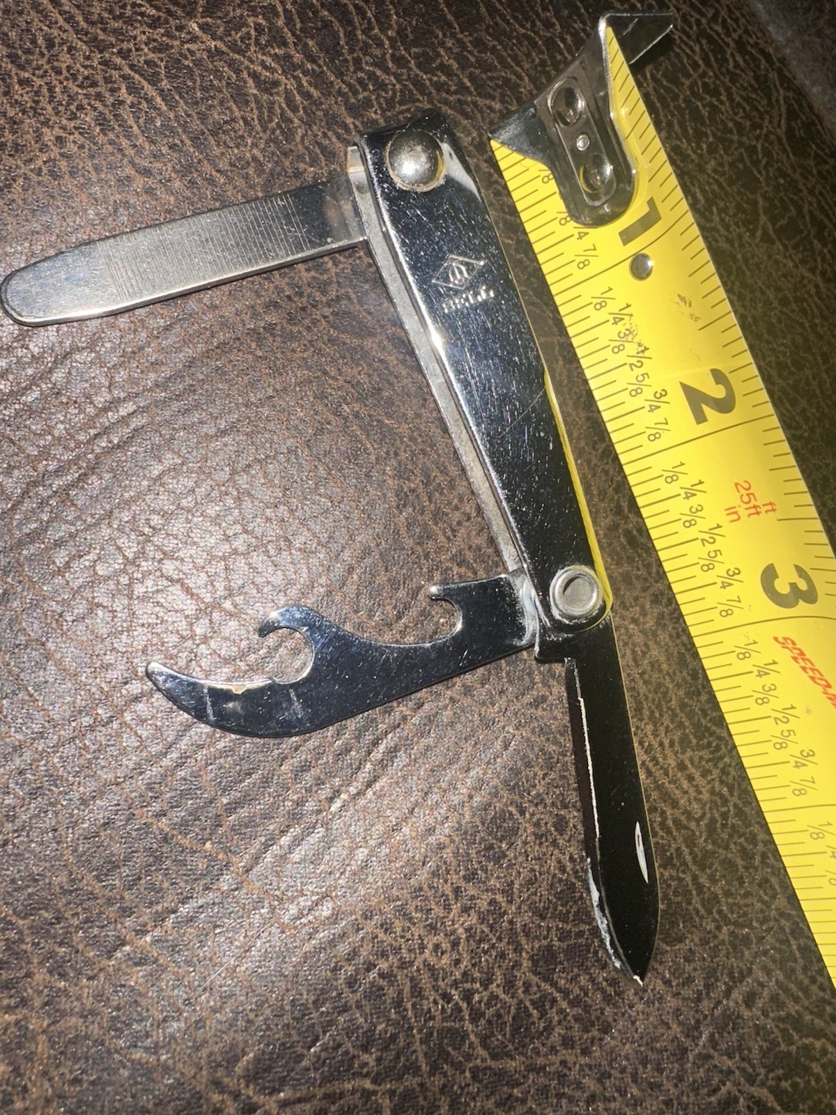 BELL 2.5″ Multi Tool Nail Clipper Stainless Steel with Knife & Bottle Opener
