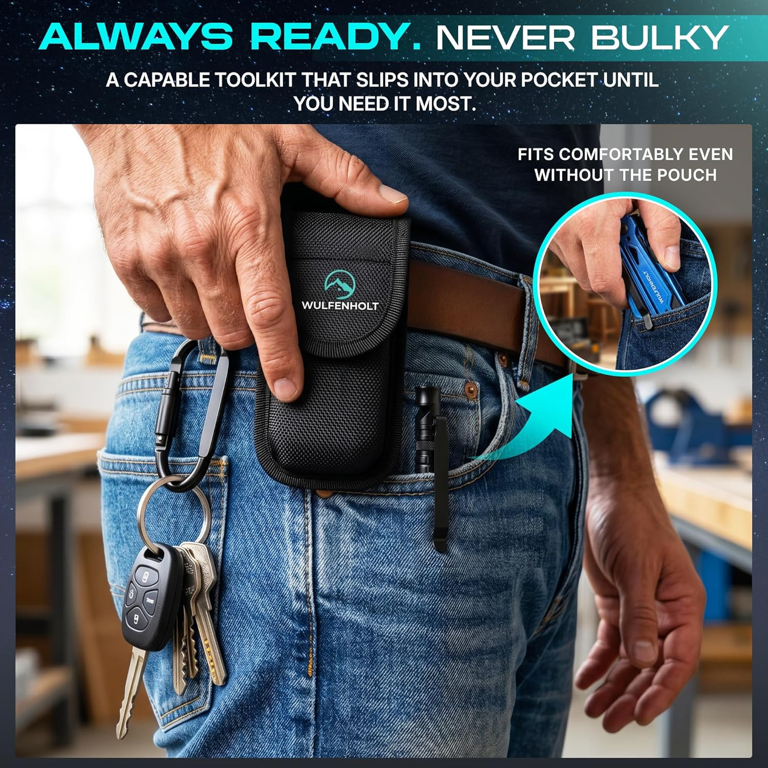17-In-1 Multitool Pliers with Large Scissors | 6-In-1 Tactical Pen & Carabiners