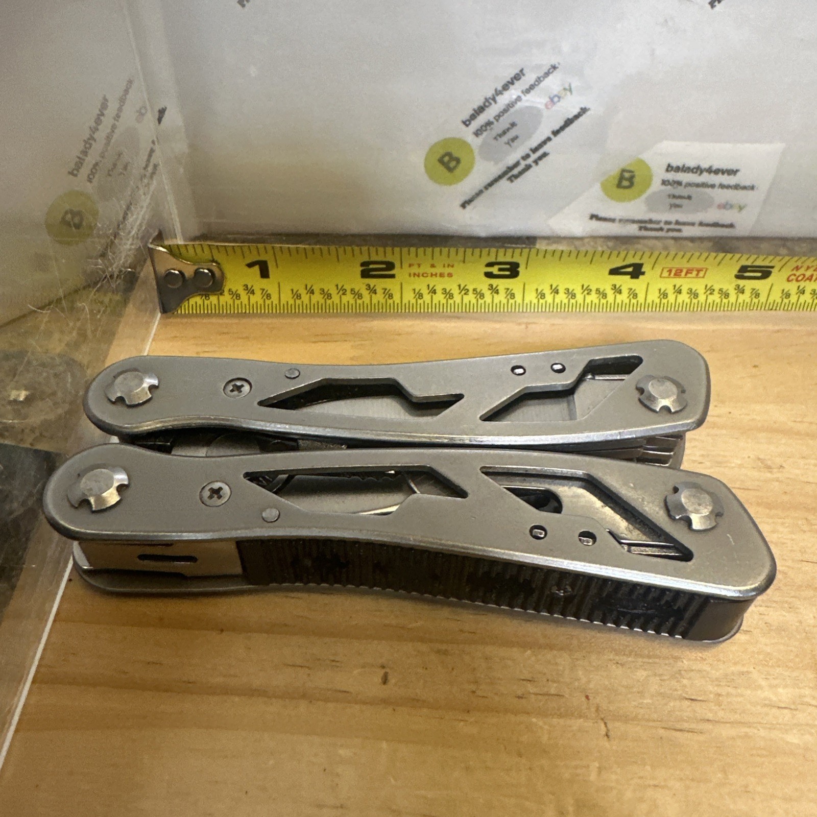 Stanley 12-in-1 Multi-Tool Pliers Pocket Knife Saw File Screwdriver EDC Gear