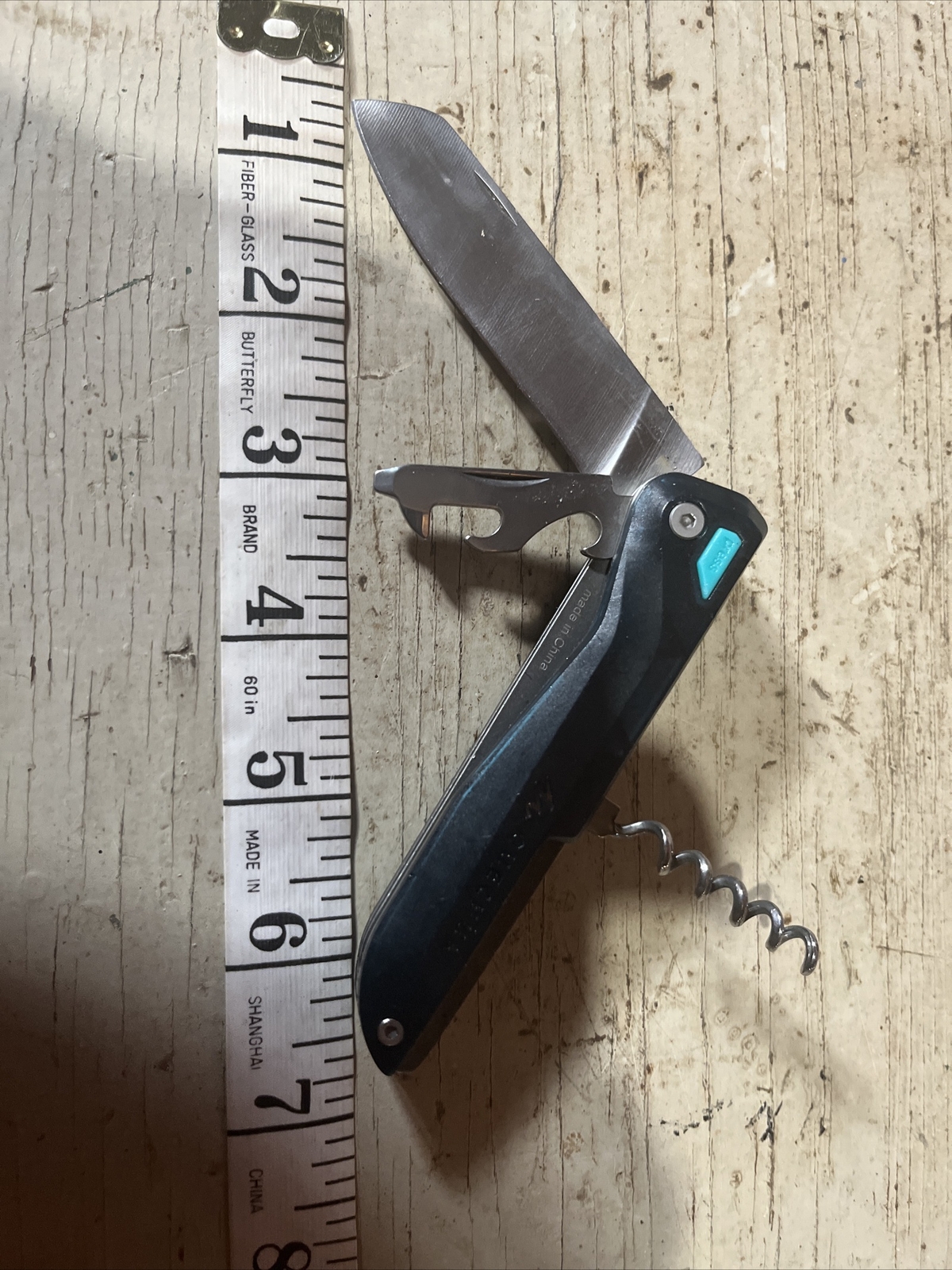 USED QUECHUA CLAP FOLDING KNIFE NAVAJA MULTITOOL 22