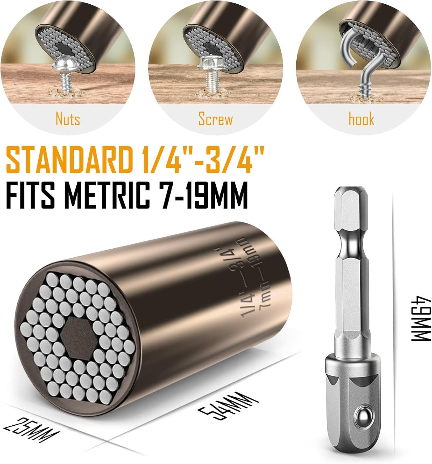 Fathers Day Gift from Daughter Wife Son Kids, Universal Socket Fathers Day Gi…