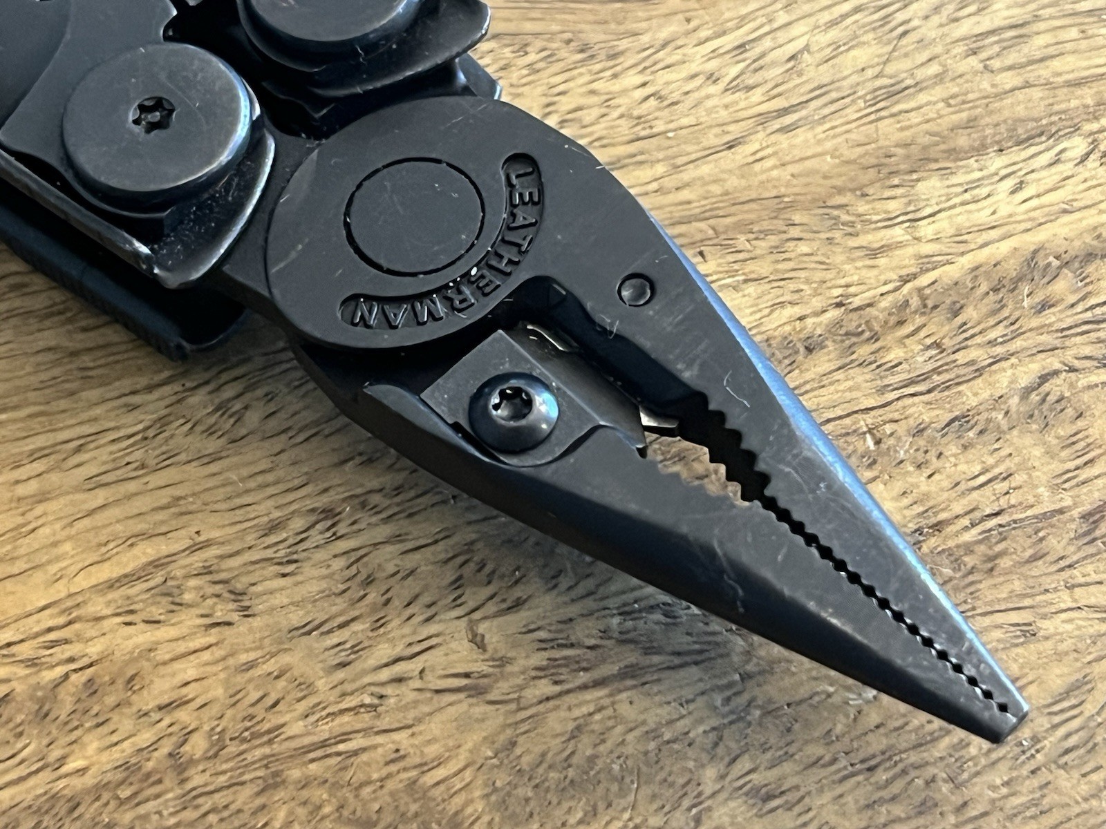 2025 Leatherman Wave Plus Black Oxide Multi-Tool EXCELLENT!!! w/Beautiful Sheath