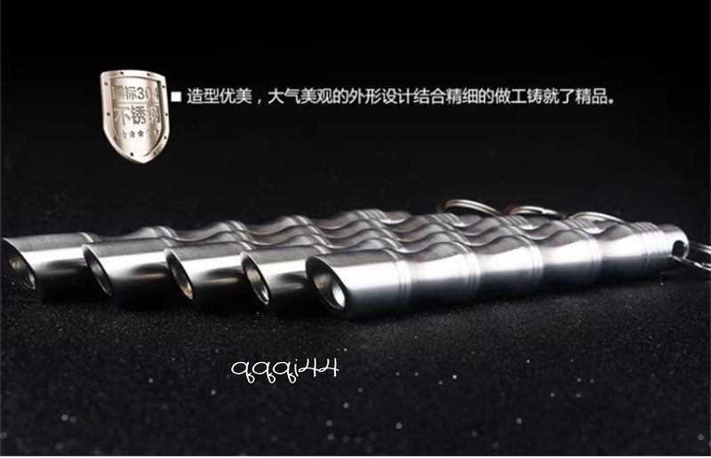 Hot Stainless Steel Cool Bamboo Bamboo Stick Multifunctional Tactical EDCTools