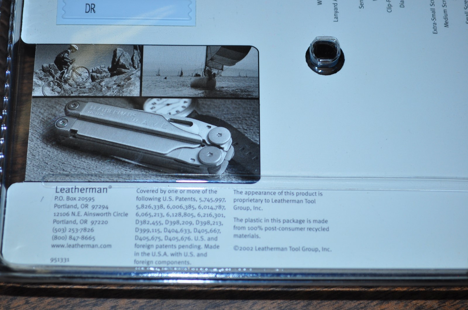 Leatherman Wave 20TH Annversary limited Edition date Year 2002 Hard to find ,USA