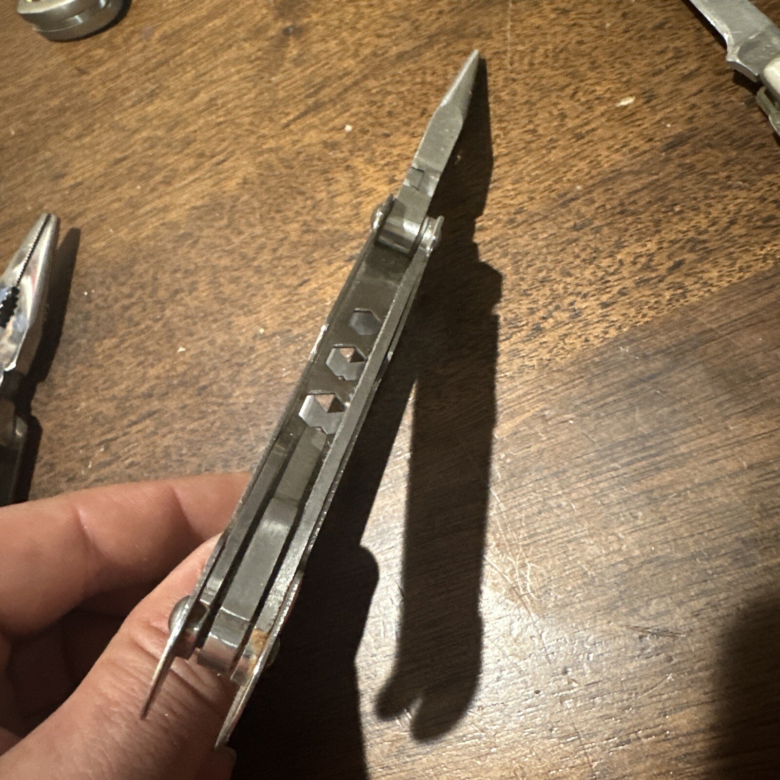 2x Multi-Tool Stainless Steel Handle See photos!
