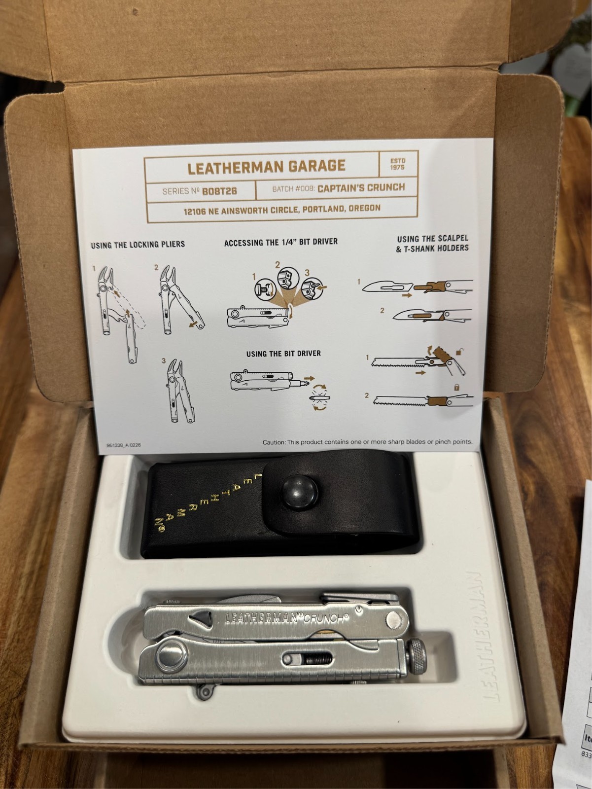 -NEW & IN HAND- Leatherman Garage Batch #008 Captain’s Crunch Limited Edition