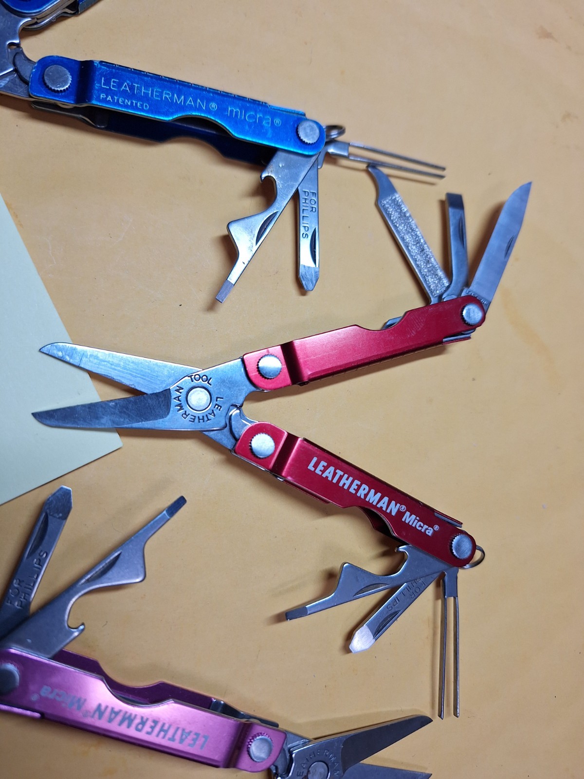 3 Leatherman MICRA Mini Multi Tools AIRPORT CONFISCATION LOT K8