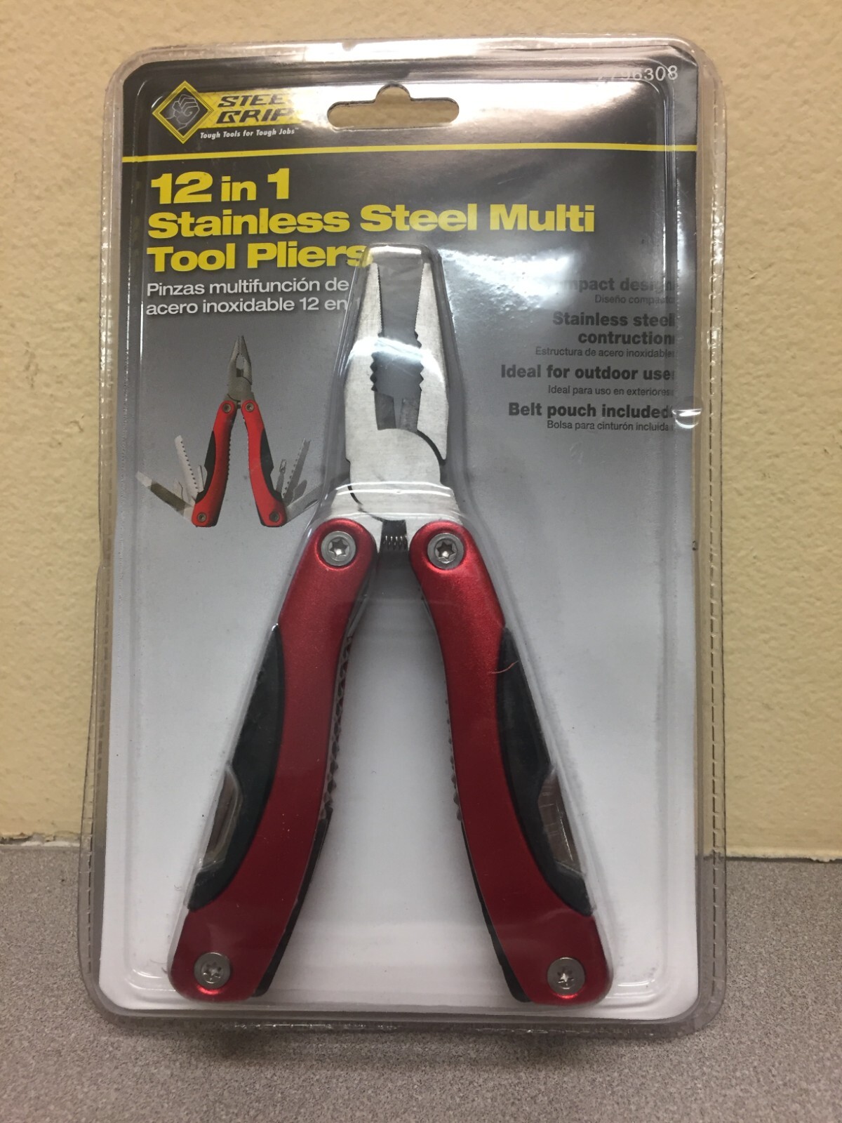 Steel Grip DR76544 Stainless Steel 12-in-1 Combination Pliers