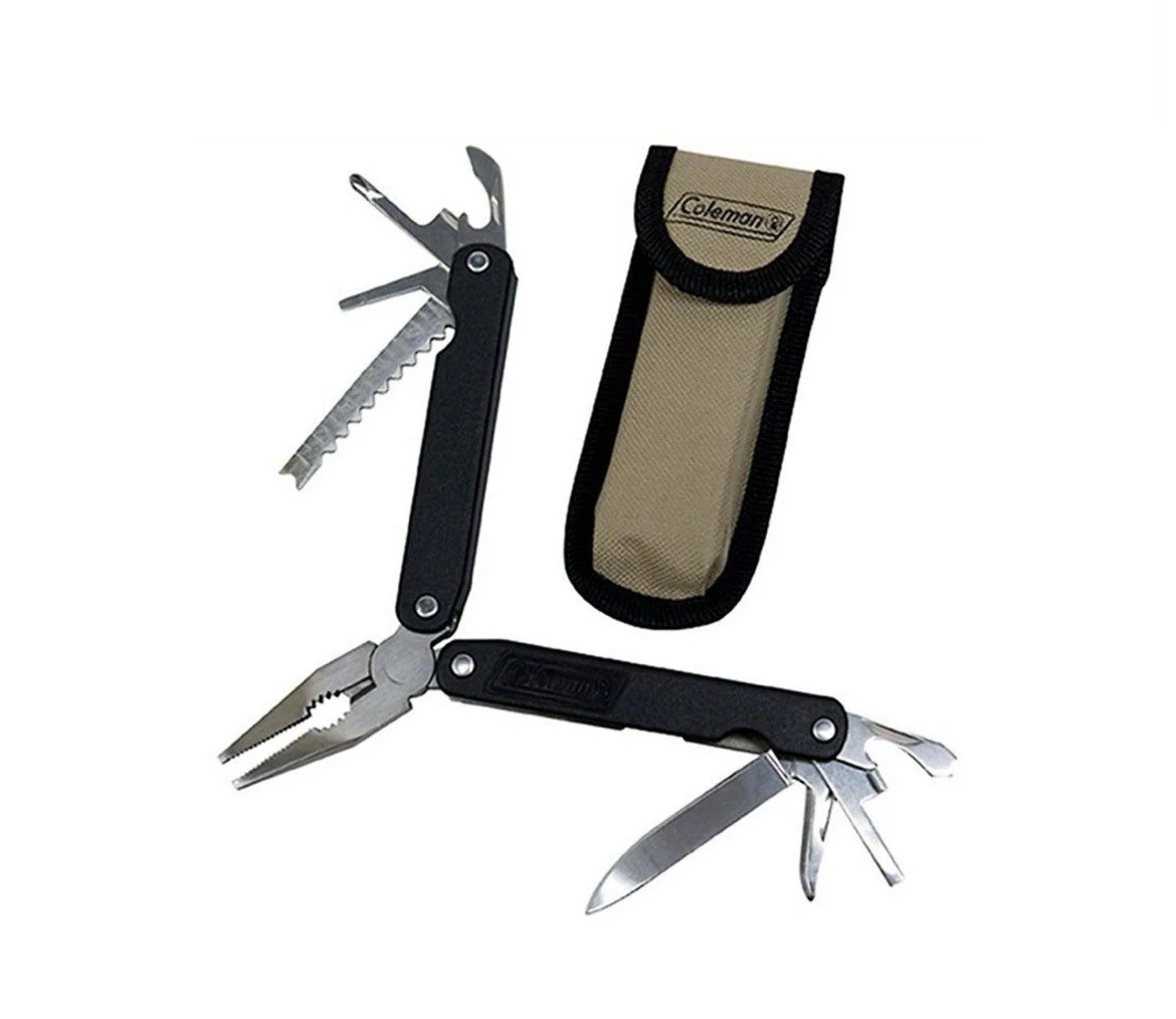 COLEMAN CAMPER’S Multi-Tool, Nylon Belt Loop Case, Hiking, Camping, Hunting