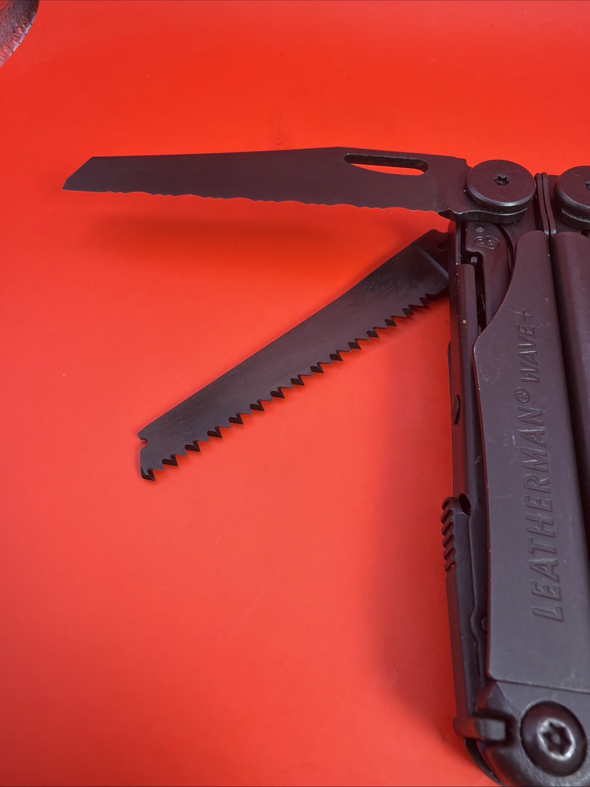 LEATHERMAN WAVE+ Plus W/Sheath Black 18 Multi-Tool USA- Excellent Condition