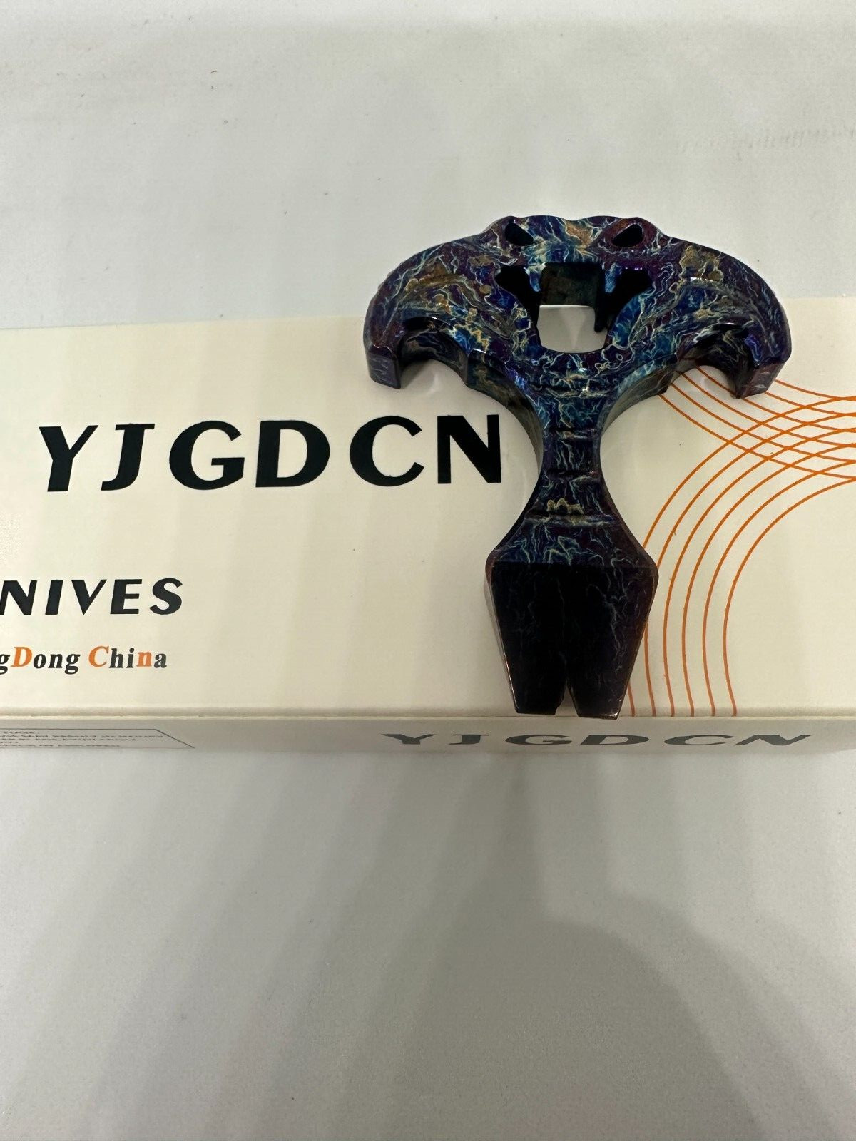 YJGDCN RIHE Design PioneerEDC PRY Bar TOOL TC4 TITANIUM BODY YJEDC01-Color-DIY