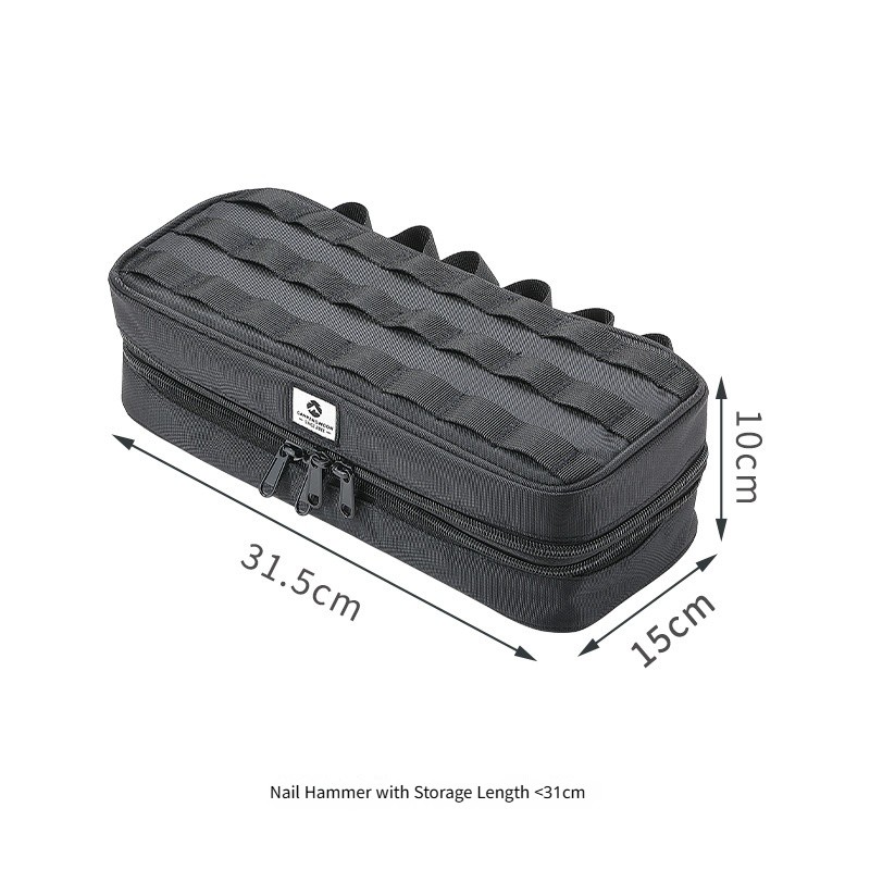Outdoor camping double-layer thick waterproof multifunctional storage bag