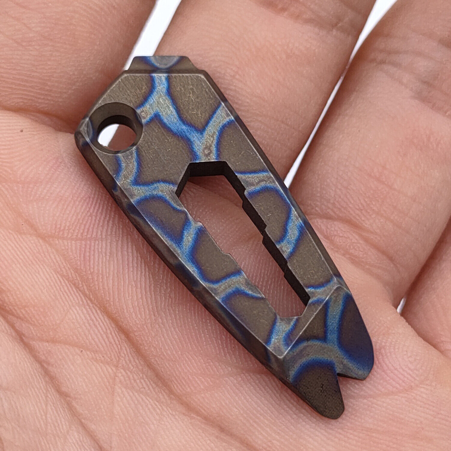 TC4 Titanium Alloy EDC Multi Tools Crowbar Pry Bar Outdoor Portable Screwdriver