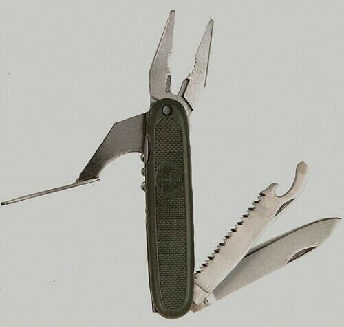 WEST GERMAN STYLE KNIFE MILITARY BUNDESWEHR ARMY 4 TOOL POCKET KNIFE