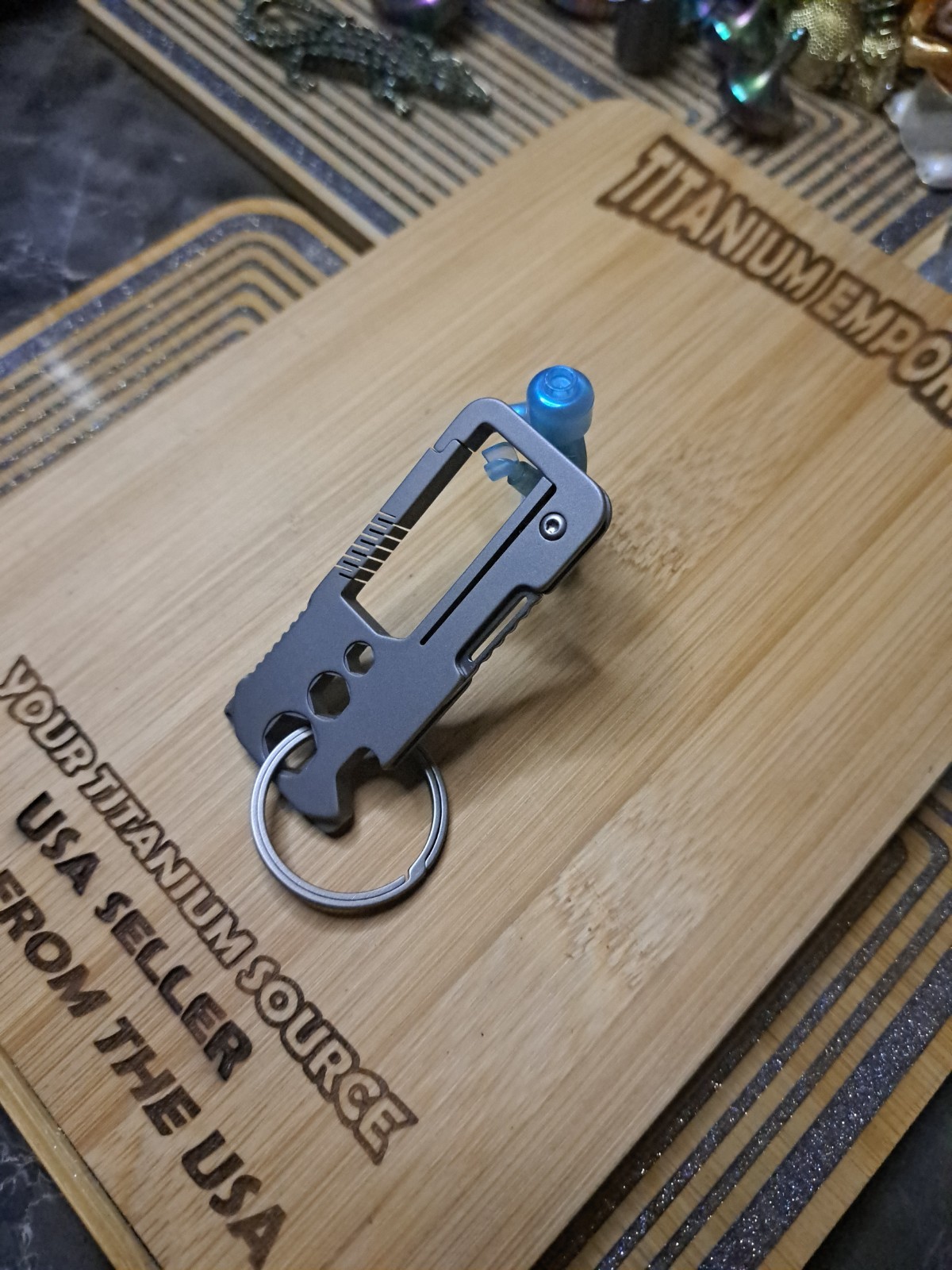 EDC Titanium Carabiner Multi-Tool