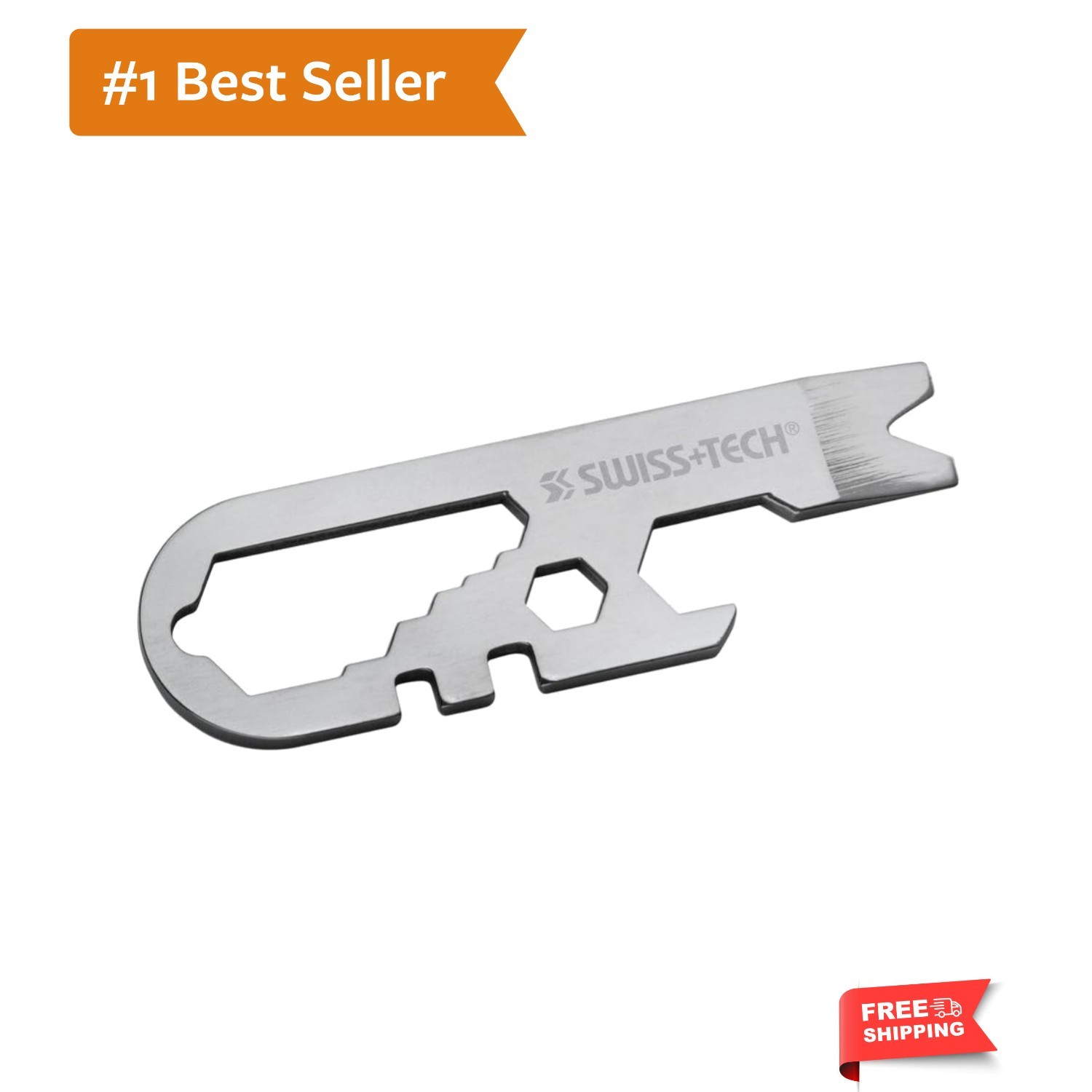 ST67129 14-in-1 Micro Wrench Multi-Tool, Stainless Steel Construction, For Ke…