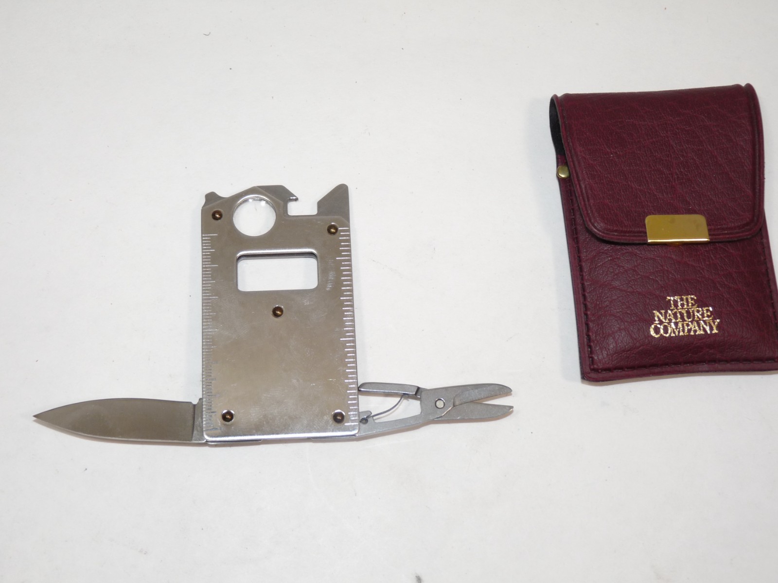 Vintage THE NATURE COMPANY Kanger SURVIVAL MULTI TOOL + Pouch Belt Sheath